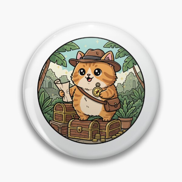Item preview, Adventure Cat Jungle Treasure Explorer designed and sold by nilkbv.