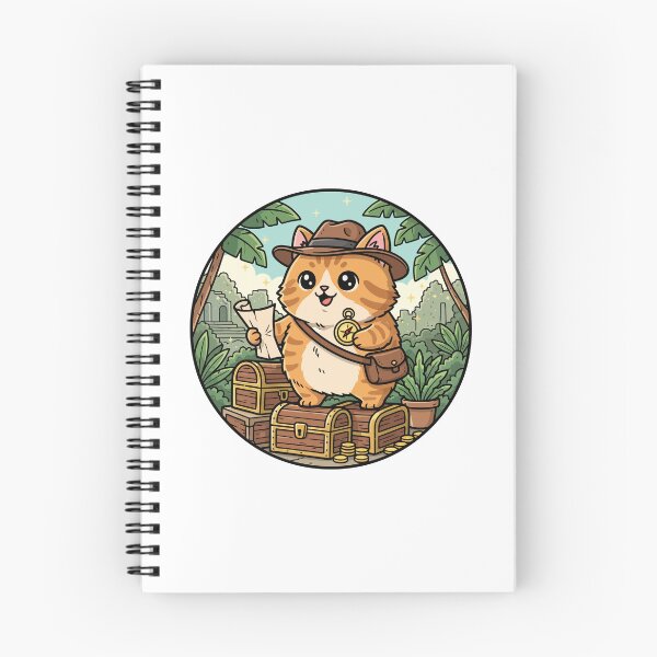 Item preview, Adventure Cat Jungle Treasure Explorer designed and sold by nilkbv.