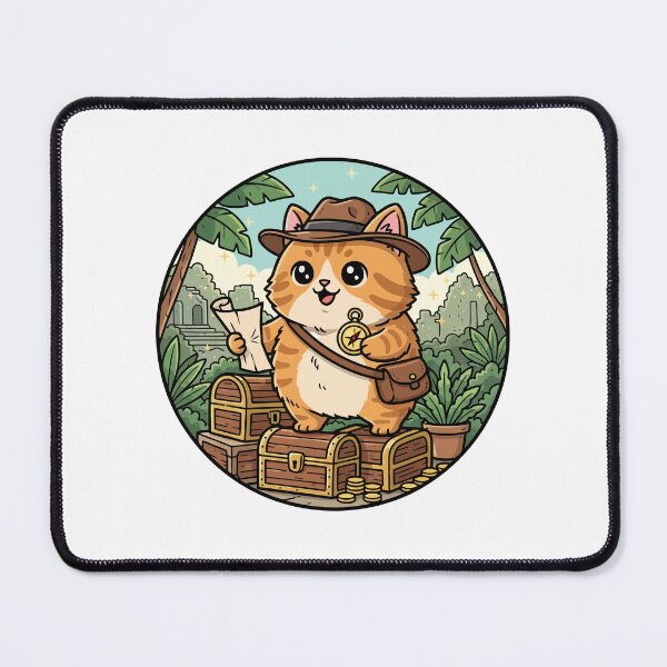 Item preview, Adventure Cat Jungle Treasure Explorer designed and sold by nilkbv.