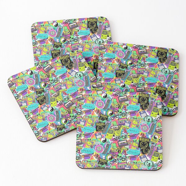 Item preview, 90s Mixed Retro Pattern designed and sold by HeyyItsNikki.