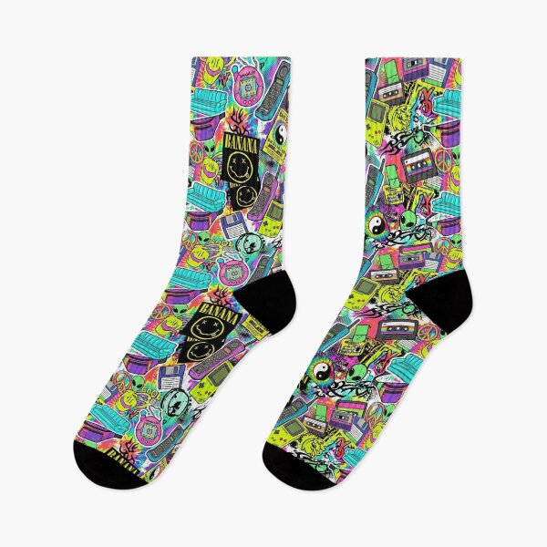 Item preview, 90s Mixed Retro Pattern designed and sold by HeyyItsNikki.