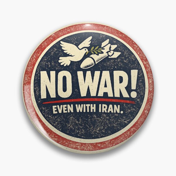 Item preview, No War With Iran designed and sold by M. K..