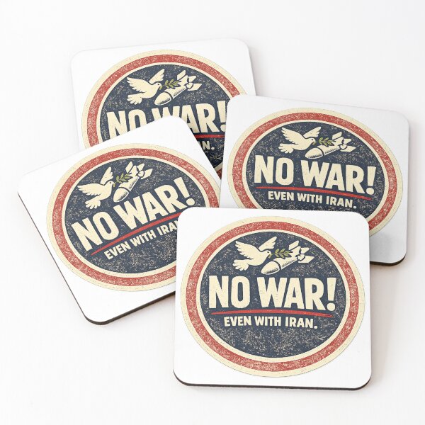Item preview, No War With Iran designed and sold by M. K..
