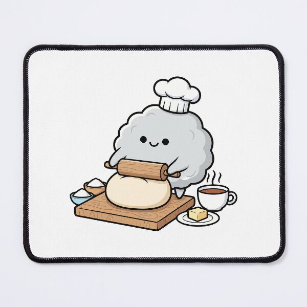 Item preview, Cute Flour Dough Ball Pastry Chef designed and sold by nilkbv.