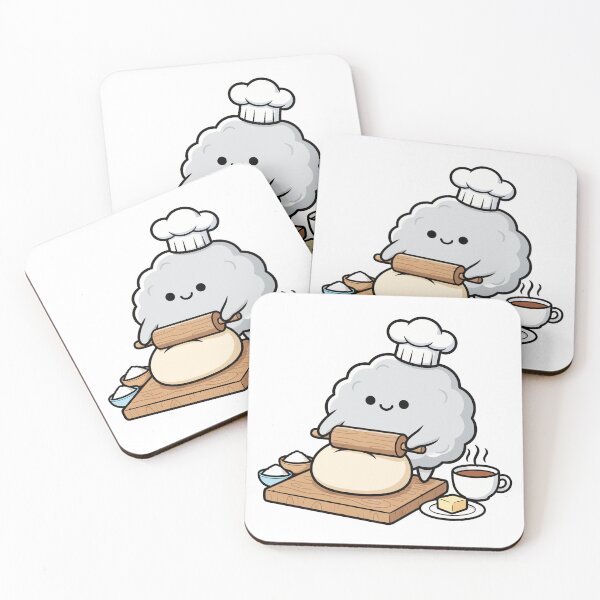 Item preview, Cute Flour Dough Ball Pastry Chef designed and sold by nilkbv.