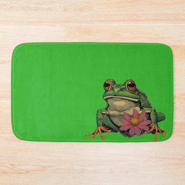 Item preview, Frog with Flower designed and sold by aginlow.