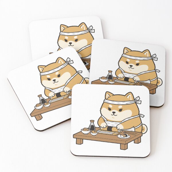 Item preview, Shiba Inu Sushi Master Chef designed and sold by nilkbv.