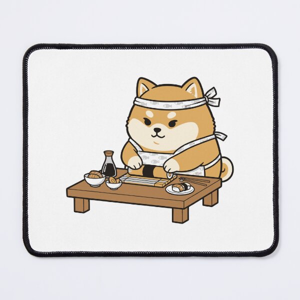 Item preview, Shiba Inu Sushi Master Chef designed and sold by nilkbv.