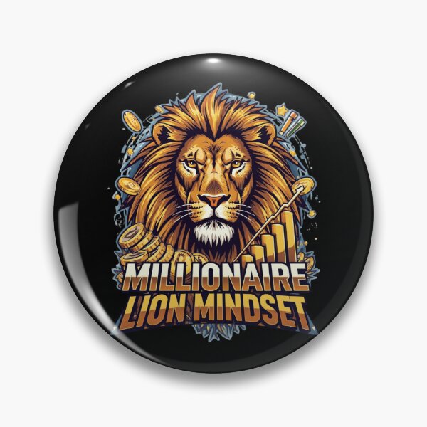 Item preview, Millionaire Lion Mindset designed and sold by KapiPrint.