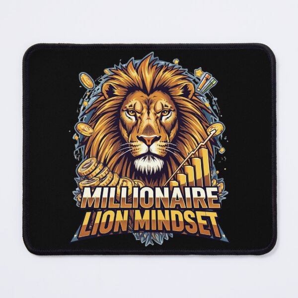 Item preview, Millionaire Lion Mindset designed and sold by KapiPrint.