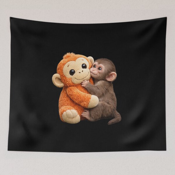 Item preview, Monkey Hugs Doll designed and sold by Aminesnip.