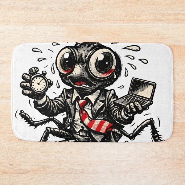 Item preview, Overthinking Since Birth Funny Anxious Ant Vintage Comic Art - Relatable Anxiety & Work Stress Gift by Vivaan Studio designed and sold by Vivaan Studio.