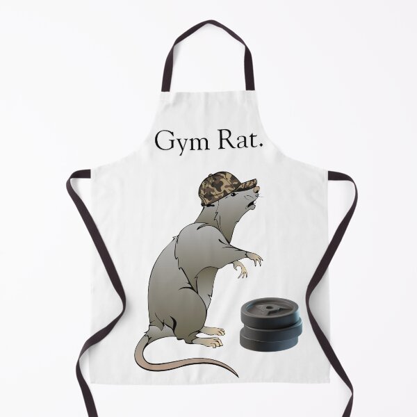 Item preview, Gym Rat Muscle Mouse Fitness Graphic designed and sold by poomfitshirt.