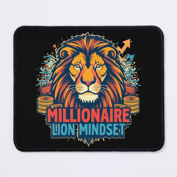 Item preview, Millionaire Lion Mindset designed and sold by KapiPrint.