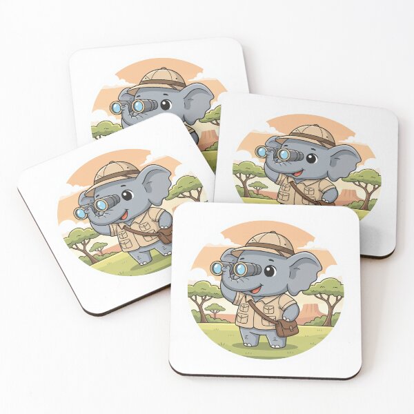 Item preview, Baby Elephant Safari Explorer designed and sold by nilkbv.
