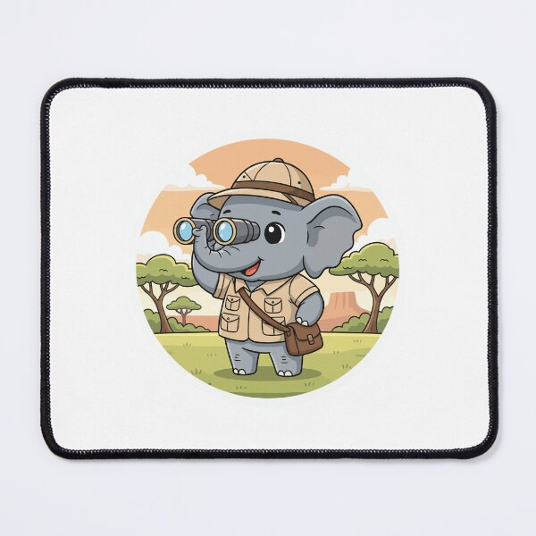 Item preview, Baby Elephant Safari Explorer designed and sold by nilkbv.