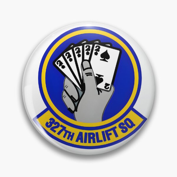 Item preview, 327th Airlift Squadron Military Patch Emblem designed and sold by CharlieDesings.
