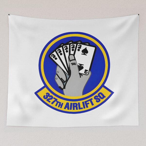 Item preview, 327th Airlift Squadron Military Patch Emblem designed and sold by CharlieDesings.