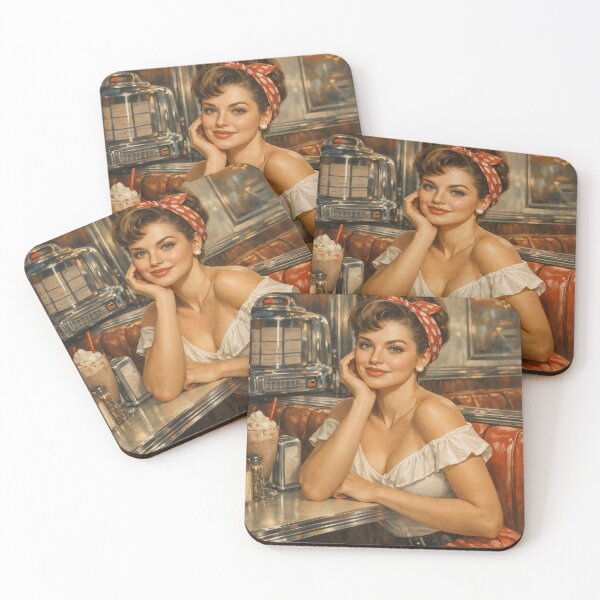 Item preview, Retro Diner Charm: A Nostalgic Icon designed and sold by ForeverPrintsOK.