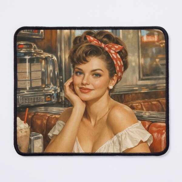 Item preview, Retro Diner Charm: A Nostalgic Icon designed and sold by ForeverPrintsOK.
