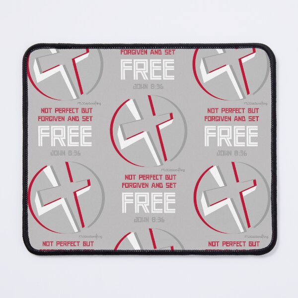 Item preview, Not perfect but forgiven and free - John 8:36 designed and sold by FTLOG.