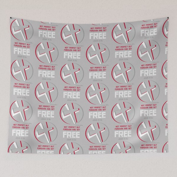 Item preview, Not perfect but forgiven and free - John 8:36 designed and sold by FTLOG.
