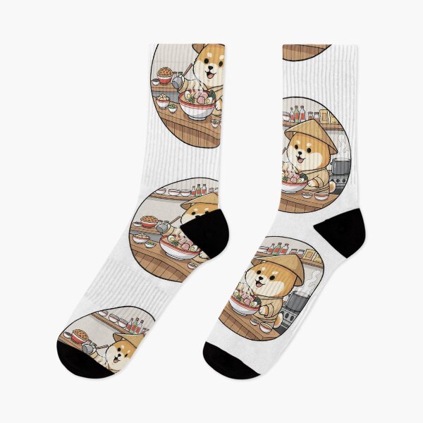 Item preview, Shiba Inu Ramen Noodle Chef designed and sold by nilkbv.