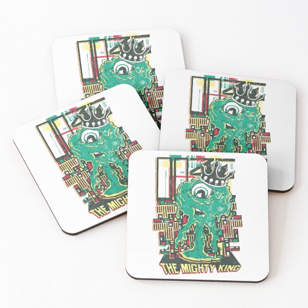 Item preview, The Mighty King Slime Monster - Urban Glitch Pop Art Illustration designed and sold by HBDStudio.