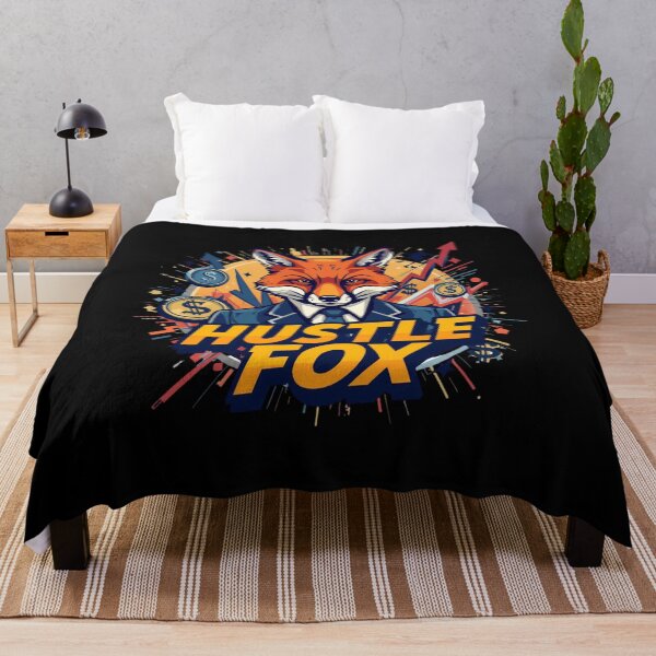 Item preview, Hustle Fox designed and sold by KapiPrint.