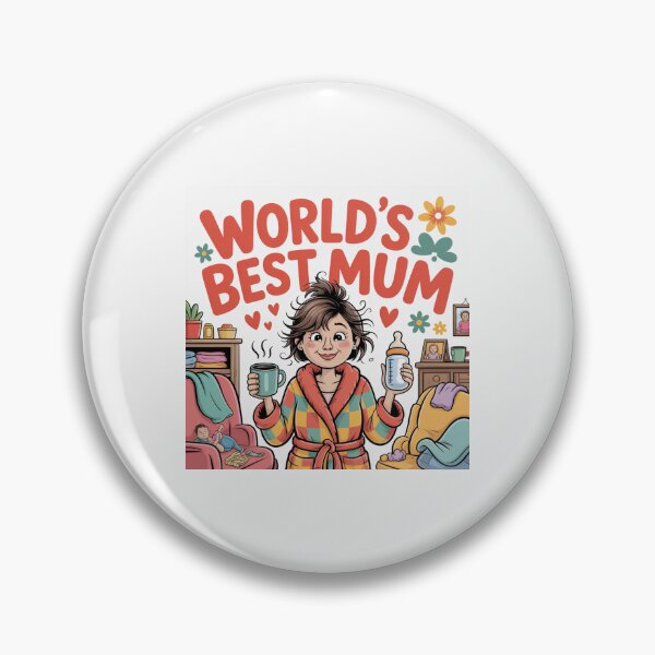 Item preview, World's Best Mum Happy Mother's Day designed and sold by Midnight Veil Designs.