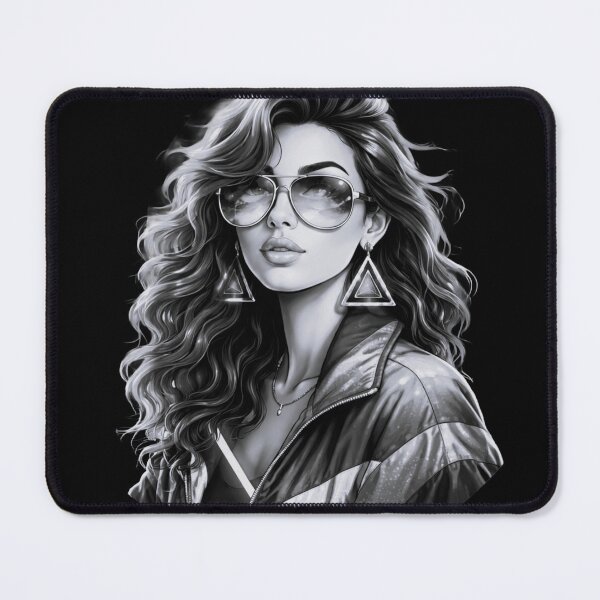Item preview, 80s Retro Girl Portrait designed and sold by DPSz.