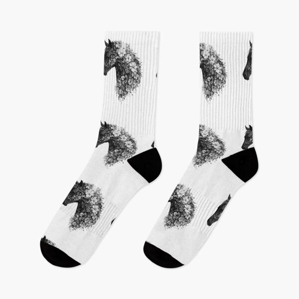 Item preview, Floral Horse Portrait Fine Art Tee designed and sold by Morna123.