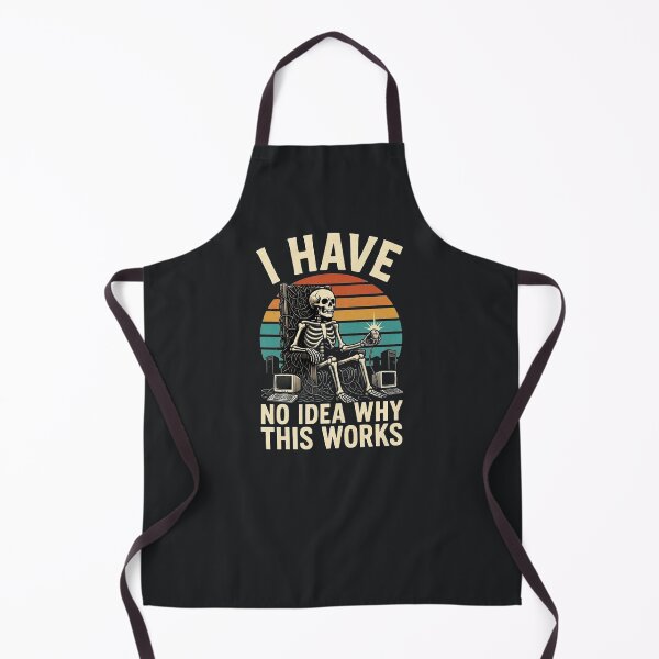 Item preview, Funny Skeleton Programmer – Retro Coding Humor designed and sold by Taans-Creation.