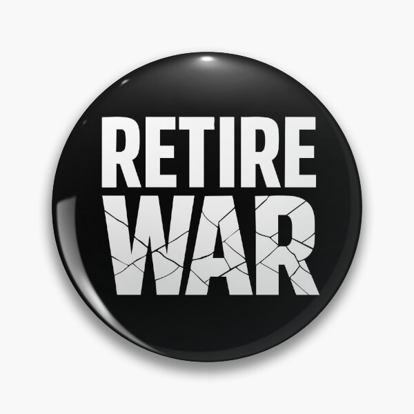 Item preview, Copy of Retire War Shirt – Minimal Peace Typography Graphic Tee designed and sold by quietvisualsco.