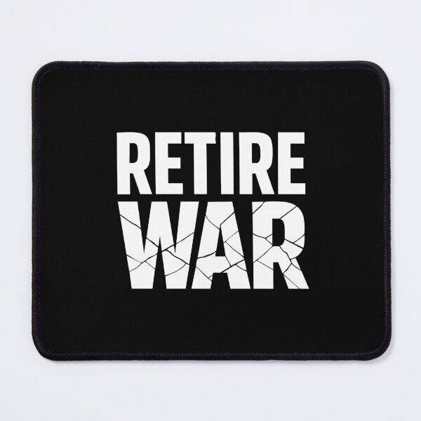Item preview, Copy of Retire War Shirt – Minimal Peace Typography Graphic Tee designed and sold by quietvisualsco.