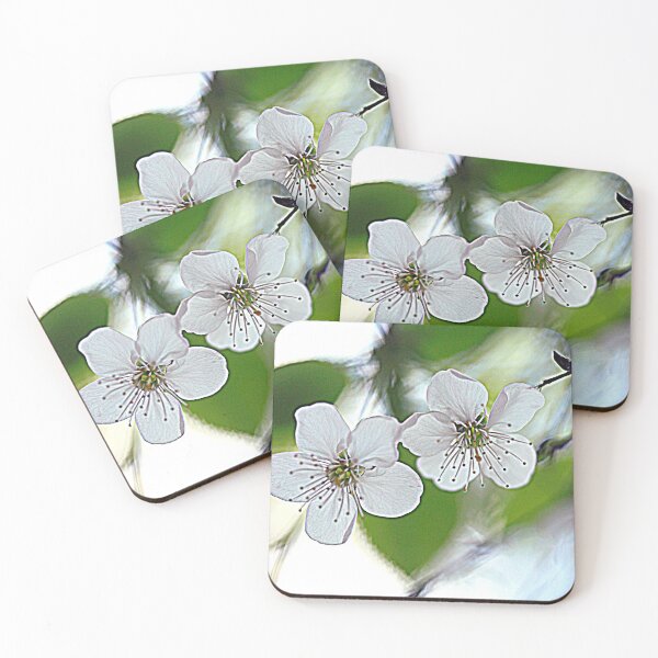Item preview, White blossom in spring garden designed and sold by olena2552.