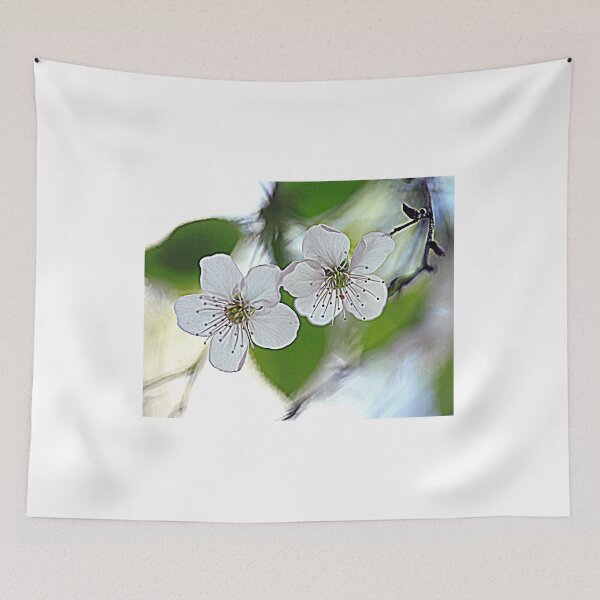 Item preview, White blossom in spring garden designed and sold by olena2552.
