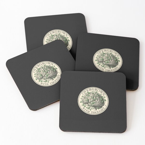 Item preview, Overgrown With Thought Brain Anatomy | Overthinker Anxiety designed and sold by VENOHA.