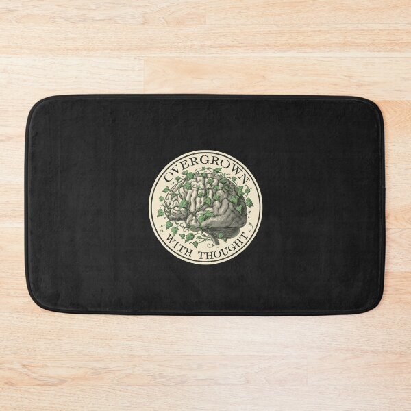 Item preview, Overgrown With Thought Brain Anatomy | Overthinker Anxiety designed and sold by VENOHA.