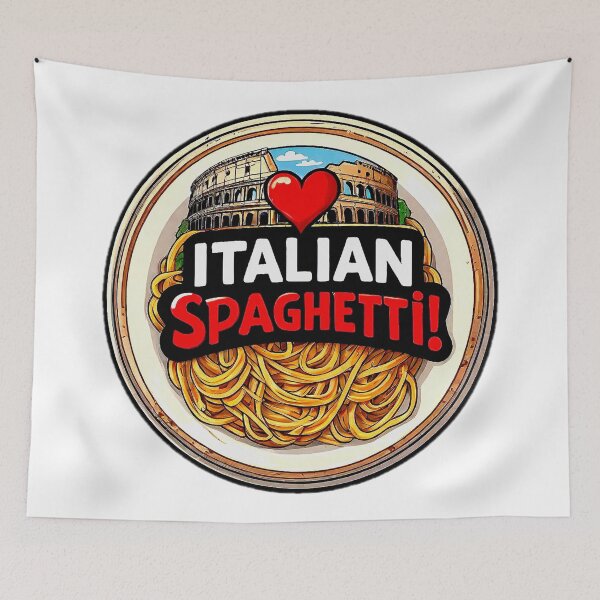Item preview, Rome Colosseum, a romantic plate of Love ITALIAN SPAGHETTI! designed and sold by Giulivo Store Graphic.