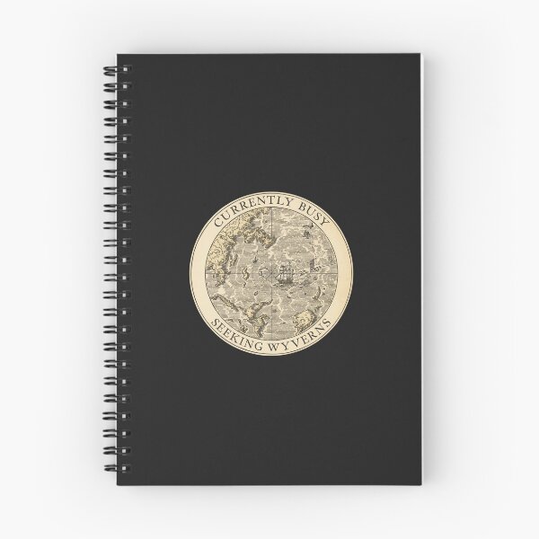 Item preview, Currently Busy Seeking Wyverns Map | Fantasy Booktok Reader designed and sold by VENOHA.