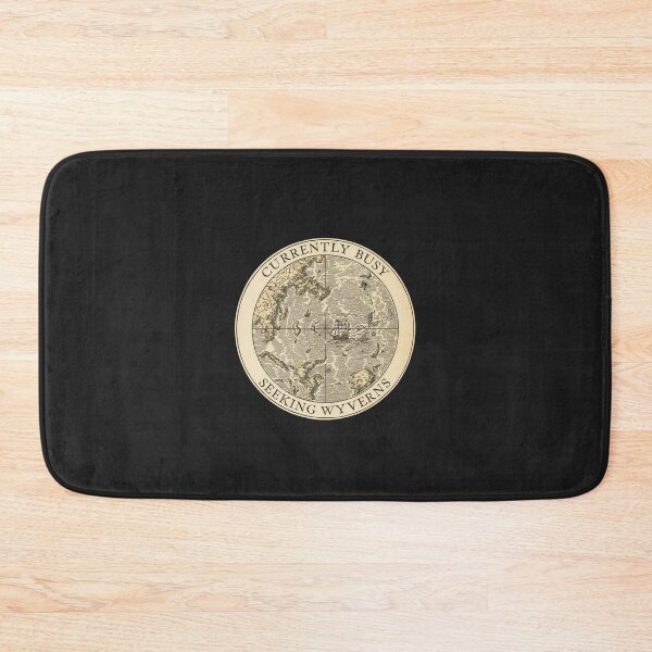 Item preview, Currently Busy Seeking Wyverns Map | Fantasy Booktok Reader designed and sold by VENOHA.