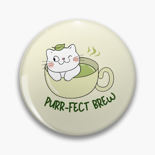 Item preview, Matcha Purr-fect Brew designed and sold by kreativdesigns_.