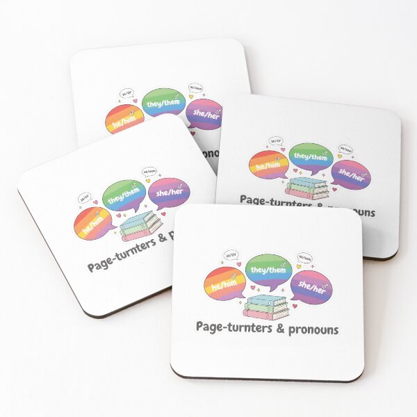 Item preview, Page-Turners & Pronouns – LGBTQ Pride Reading Aesthetic designed and sold by Pride_Prints.