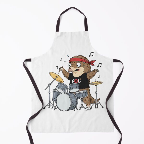 Item preview, Cool Pangolin Drummer Rocking Out Music Lover designed and sold by nilkbv.