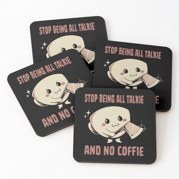 Item preview, All Talkie And No Coffie by Tobe Fonseca designed and sold by Tobe Fonseca®.