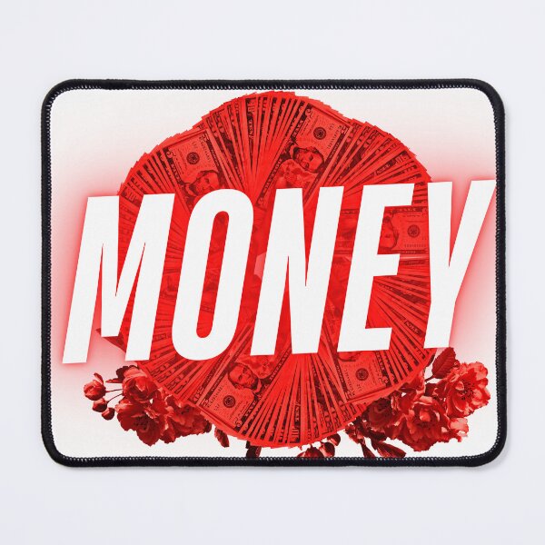 Item preview, Crimson Cash Bloom – Bold Money Statement Design designed and sold by ZisanArts.