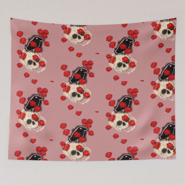 Item preview, Poppy skull 2 designed and sold by SprkyUnicorn.