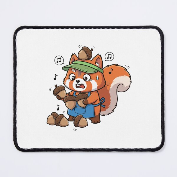 Item preview, Stressed Squirrel Acorn Collector Funny Animal Art designed and sold by nilkbv.