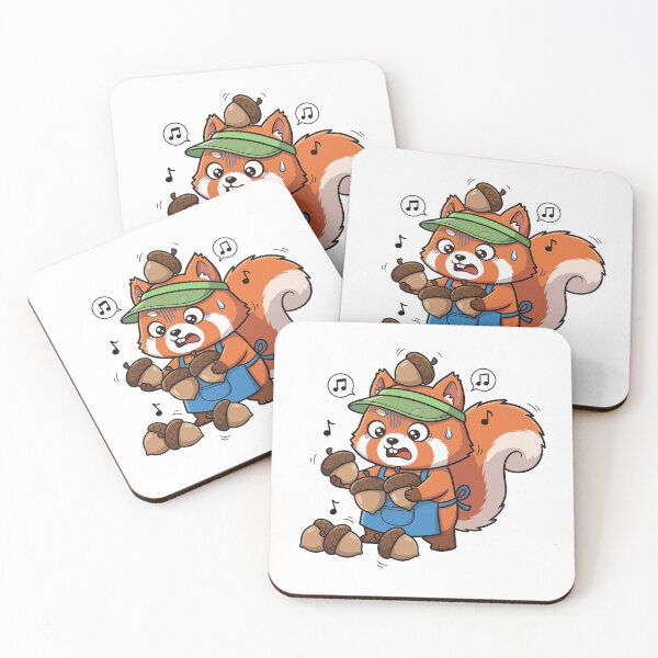 Item preview, Stressed Squirrel Acorn Collector Funny Animal Art designed and sold by nilkbv.